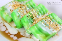 Tự làm bánh đúc lá dứa - món ngon dân dã đầy quyến rũ