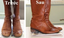 Cách làm sạch boot da cũ thành mới tinh