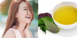 Học hỏi cách làm trắng da bằng lá tía tô của người Nhật