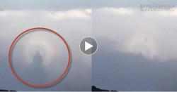 Xôn xao clip vầng sáng hình Quán Thế Âm Bồ Tát trên núi Yên Tử