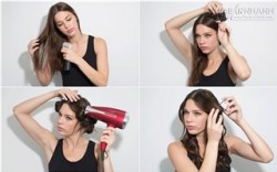 6 bước uốn tóc xoăn bằng lô đúng cách