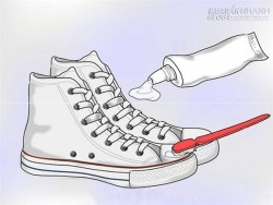 Hô biến giày trắng sạch như mới trong một nốt nhạc