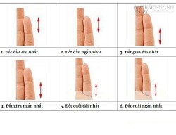 Khám phá tính cách và đời người qua đốt ngón tay