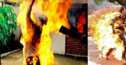 Thành đuốc sống vì dùng điện thoại tại trạm xăng