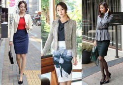 Cách mix đồ đến công sở đẹp như quý cô Hàn Quốc
