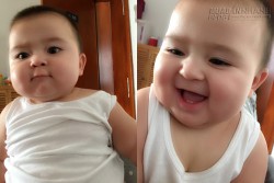 Thêm loạt ảnh đáng yêu chết người của bé Bí Bo