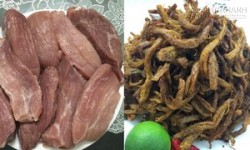 Làm thịt bò khô từ thịt lợn giống đến 90%