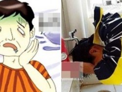 Chỉ vì quên làm điều này trước khi đi ngủ, chàng trai bị liệt một vùng mặt