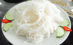 Cách nhận biết bún, phở chứa huỳnh quang độc hại
