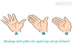 Đoán tính cách qua khoảng cách giữa các ngón tay