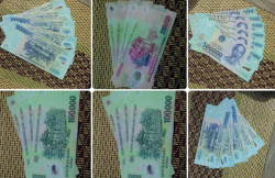 Thực hư việc đổi 1 triệu tiền thật lấy 5 triệu tiền giả