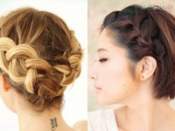 Những kiểu tết đẹp dành cho tóc ngắn