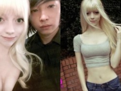 Chuyện tình ảo hoá thật của gái tây xinh như búp bê và chàng trai Châu Á