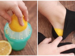 Bọc vỏ chanh vào gót chân… kết quả làm đẹp ngoài mong đợi