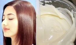 Tóc thẳng như duỗi với hỗn hợp tự nhiên có ngay trong nhà bếp