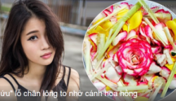 Cứu cánh lỗ chân lông siêu to thành nhỏ với cánh hoa hồng trong tích tắc