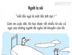 Bài học cuộc sống thú vị qua loạt tranh Người ta nói