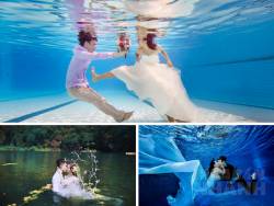 Bạn muốn thử phong cách mới - chụp ảnh cưới dưới nước?