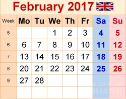 Tháng 2 năm 2017 là tháng đặc biệt nhất trong hơn 820 năm qua