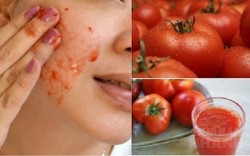 Tự làm sữa rửa mặt với cà chua để da vừa đỡ mụn lại bớt sưng phù