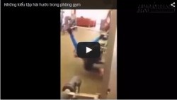 Những kiểu tập hài hước trong phòng gym