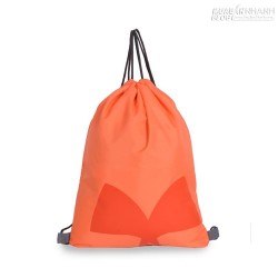 Túi rút vải hình nơ màu cam