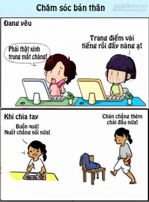 Khi y&ecirc;u v&agrave; khi chia tay kh&aacute;c xa 'một trời một vực'