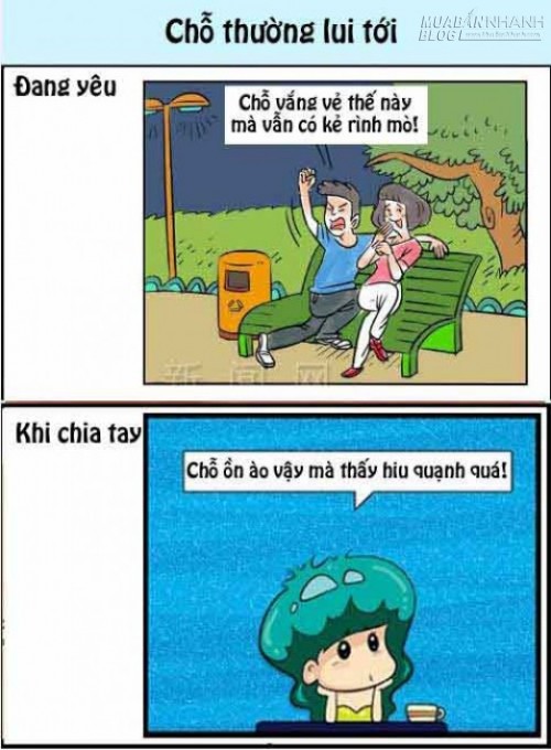 Khi y&ecirc;u v&agrave; khi chia tay kh&aacute;c xa 'một trời một vực'