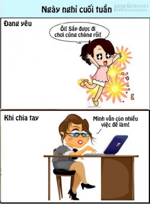 Khi y&ecirc;u v&agrave; khi chia tay kh&aacute;c xa 'một trời một vực'