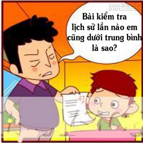 Truyện tranh: Lý do học kém môn lịch sử