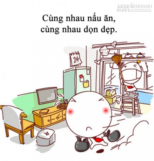 Tranh vui: Cuộc sống m&agrave; mọi cặp đ&ocirc;i y&ecirc;u đương đều mong muốn