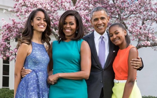 Ảnh gia đình của nhà Obama trên trang cá nhân của nhiếp ảnh gia Nhà Trắng hôm 5/4. Ảnh: Pete Souza.