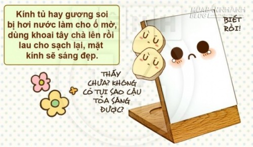 Bỏ t&uacute;i những mẹo vặt cần k&iacute;p từ khoai t&acirc;y