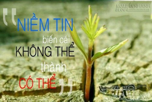 Quy luật Niềm tin phát biểu rằng, bất cứ điều gì bạn tin tưởng chân thành, nó sẽ trở thành hiện thực. Bạn càng có niềm tin mãnh liệt là một điều gì đó sẽ trở thành hiện thực thì điều đó càng dễ trở thành hiện thực. Thật sự tin tưởng vào một điều gì đó nghĩa là bạn không thể tưởng tượng được nó sẽ trở thành một cái gì đó khác. luat cua niem tin Niềm tin chính là bộ lọc lựa chọn thông tin và chỉ lối cho mọi hành động. Bạn không nhất thiết phải tin những gì mình thấy, nhưng bạn thường có xu hướng thấy những gì bạn đã tin. Bạn cũng thường loại bỏ những thông tin trái ngược với những gì bạn đã tin tưởng mà không xem xét liệu niềm tin và thành kiến của bạn có dựa trên sự thật khách quan hay chỉ là cảm nhận chủ quan. Ví dụ, nếu bạn tin tưởng tuyệt đối rằng bạn sẽ đạt được thành công lớn trong cuộc sống, sau đó dù điều gì xảy ra cũng không quan trọng, bạn sẽ tiếp tục tập trung vào mục tiêu của bạn. Không gì có thể ngăn cản bạn được. Mặt khác, nếu bạn tin tưởng rằng thành công là do may mắn hay tình cờ, thì bạn sẽ dễ dàng trở nên chán nản và thất vọng khi mọi việc không diễn ra như bạn mong muốn. Niềm tin của bạn sẽ quyết định việc bạn thành công hay thất bại. Nhìn chung, mọi người có một trong hai thế giới quan. Một là thế giới quan tích cực. nếu bạn có quan điểm thế giới nhân đạo thì nói chung, bạn tin tưởng rằng thế giới là một nơi tốt đẹp hiền hòa. Bạn có xu hướng quan sát những điều tốt đẹp trong mỗi con người, mỗi hoàn cảnh và tin tưởng rằng có rất nhiều cơ hội xung quanh bạn. Bạn tin tưởng vào tương lai, vào bản thân và người khác. Về cơ bản, bạn có thái độ lạc quan. Hai là thế giới quan tiêu cực. Một người có thế giới quan tiêu cực về cơ bản là bị động và có thái độ bi quan đối với chính bản thân họ và cuộc sống. Người đó tin rằng: “Những người giàu sẽ ngày càng giàu hơn, những người nghèo sẽ ngày càng nghèo đi”và, cho dù bạn có làm việc chăm chỉ như thế nào thì bạn cũng vẫn không thể phát triển. Kiểu người này chỉ nhìn thấy sự bất công, áp bức và bất hạnh ở khắp nơi. Khi những điều không hay xảy ra với họ, như vẫn thường thế, họ đổ lỗi cho sự kém may mắn và cho người khác. Họ nghĩ mình là nạn nhân. Vì thái độ này mà họ không thật sự yêu quý hay tôn trọng bản thân họ. Những người có thái độ lạc quan thường hoạt bát, vui vẻ. Với họ, thế giới là một vùng đất tốt đẹp, tươi sáng. Tuy nhiên, chướng ngại tinh thần lớn nhất mà bạn phải vượt qua là những thứ còn chứa trong niềm tin của bạn. Chúng hạn chế bạn trên một số mặt. Chúng kéo bạn trở lại bằng cách ngăn chặn sự cố gắng của bạn. Chúng thường xuyên làm bạn chứng kiến những điều không có thật. Thành kiến nghĩa là vội vàng đánh giá, đi đến kết luận trái ngược với bất kỳ thông tin nào, hoặc thậm chí bất chấp thông tin. Để thành công, bạn cần thiết biết kiềm chế việc đánh giá con người hay hoàn cảnh cho đến khi có đầy đủ thông tin. Quan trọng hơn hết, bạn phải kiềm chế vội vàng xét đoán bản thân cũng như những suy nghĩ có tính chất “thu hẹp”. Điều này thường xảy ra khi bạn nghĩ rằng mình kém cỏi, không có năng lực, không giỏi giang như những người khác cũng chính là lúc bạn đang để bản thân rơi vào cái bẫy thông thường là tự chấp nhận những mục tiêu thấp hơn rất nhiều so với khả năng thực tế của mình. Bạn có thể cảm nhận rằng mình không thông minh lắm bởi lực học ở trường của bạn chỉ đạt mức trung bình. Bạn tin rằng bạn thiếu khả năng sáng tạo, hoặc trong khả năng học và ghi nhớ. Bạn cảm thấy mình chưa thật sự thân thiện, luôn lo lắng về tiền bạc. Một số người cảm thấy không thể giảm cân, bỏ thuốc hay thích người khác giới. Việc “thu hẹp bản thân” này cũng giống như những chiếc phanh kìm hãm tiềm năng và tạo ra hai kẻ thù lớn nhất cho sự thành công: sự hoài nghi và sợ hãi. Chúng làm bạn ngại đón nhận sự mạo hiểm có tính thử thách, vốn rất cần thiết để bạn thể hiện đúng năng lực của mình. Vì vậy, bạn cần phải kiên quyết loại bỏ bất kỳ suy nghĩ hay ý kiến “thu hẹp” nào và trong mọi trường hợp, hãy tin rằng những gì người khác làm được thì bạn cũng làm được. Sự thật là không ai tài giỏi hơn hay thông minh hơn bạn. Nếu có, phần lớn đó là những người biết cách phát triển khả năng và tài năng thiên bẩm của mình nhiều hơn bạn mà thôi. Họ đã tìm hiểu Quy luật Nhân quả và sớm áp dụng vào cuộc sống cũng như công việc. Trong phạm vi nhất định, bạn cũng có thể làm được bất kỳ điều gì mà những người đó đã làm, chỉ cần bạn có lòng nhiệt thành và sự ham học hỏi. Nhưng dù bạn tin vào điều gì, nếu niềm tin đó mãnh liệt, nó sẽ trở thành hiện thực. Thậm chí, nếu niềm tin của bạn là sai, nhưng nếu bạn tin tưởng vào những điều đó thì chúng cũng có thể trở thành hiện thực. Đa số niềm tin tự giới hạn của bạn hoàn toàn không đúng. Chúng dựa trên cơ sở thông tin bị động mà bạn đã tin và chấp nhận như là sự thật. Và khi bạn chấp nhận, niềm tin của bạn sẽ biến nó trở thành hiện thực. Giống như Henry Ford đã nói: “Dù bạn tin rằng bạn có thể, hoặc bạn tin bằng bạn không thể, thì bạn vẫn luôn đúng”.