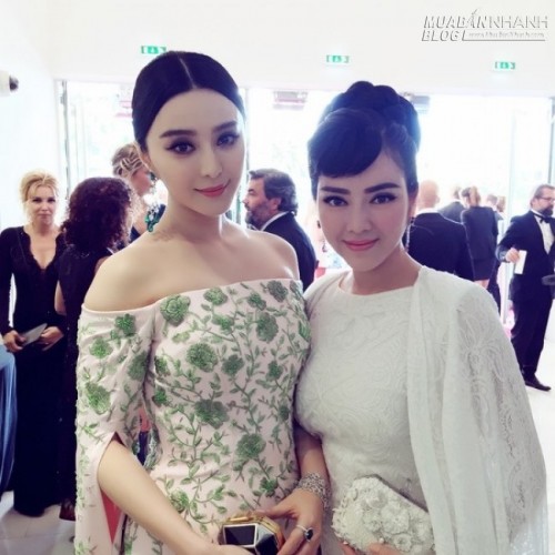 Lý Nhã Kỳ khoe sắc cùng Phạm Băng Băng tại LHP Cannes