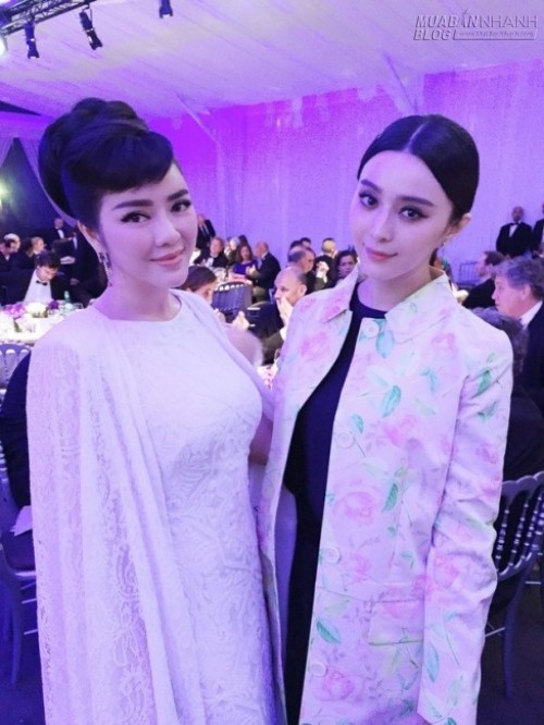 Lý Nhã Kỳ khoe sắc cùng Phạm Băng Băng tại LHP Cannes