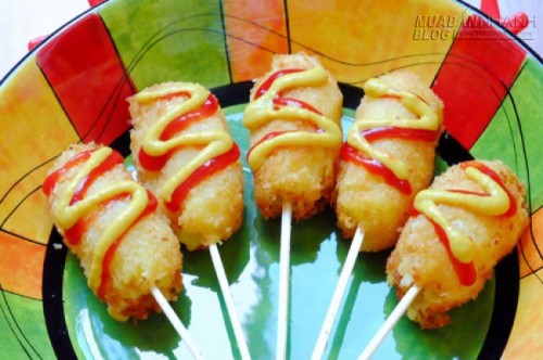 Khoai t&acirc;y bọc x&uacute;c x&iacute;ch chi&ecirc;n gi&ograve;n