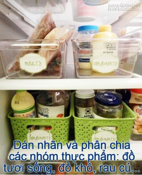 Để tủ lạnh của bạn lu&ocirc;n gọn g&agrave;ng v&agrave; sạch sẽ