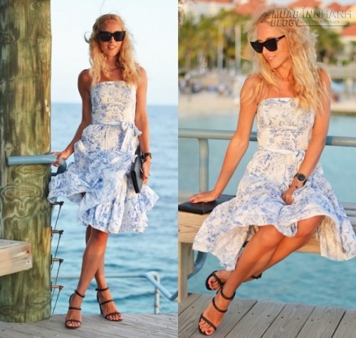 Thời trang h&egrave; tho&aacute;ng m&aacute;t của c&aacute;c blogger