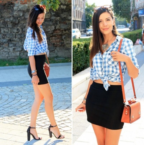 Thời trang h&egrave; tho&aacute;ng m&aacute;t của c&aacute;c blogger