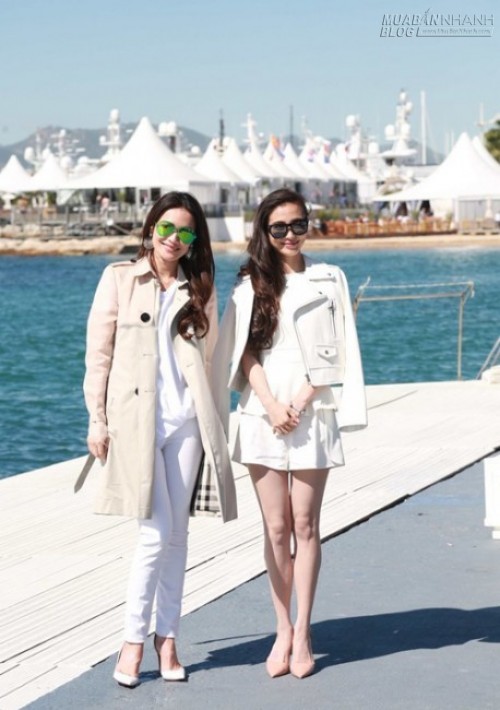 Thư Kỳ, Angelababy rạng rỡ trong nắng