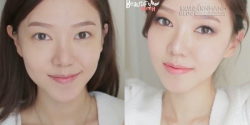 Trang điểm kiểu Hàn nhẹ nhàng xuống phố