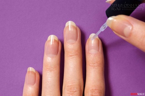 Học cách làm nail sọc Mani màu pastel
