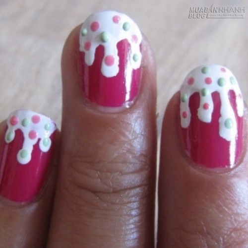 Nail dễ thương năng động cho các nàng nữ tính