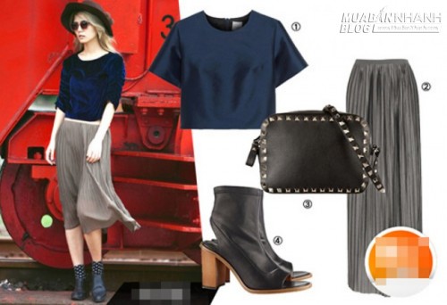 C&ocirc; n&agrave;ng th&aacute;ng 5 t&ocirc;n eo thon nhờ v&aacute;y xếp pli