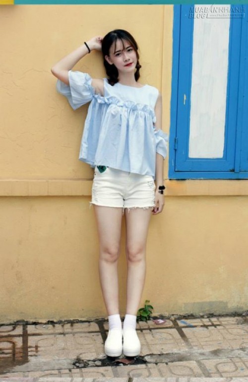 V&aacute;y &aacute;o kho&eacute;t vai lại th&agrave;nh hot trend h&egrave; 2015