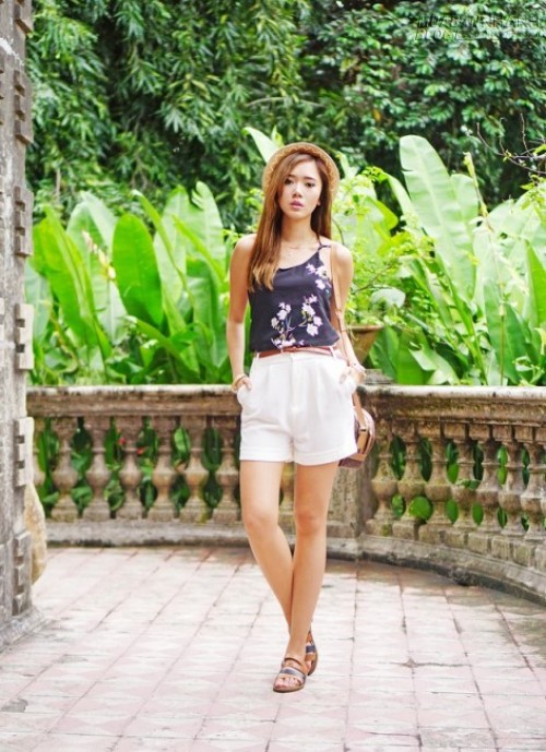 Quẳng nỗi lo k&eacute;n d&aacute;ng để diện quần shorts chuẩn đẹp