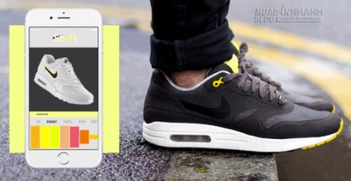 Tròn mắt với giày tương lai đổi màu qua smartphone