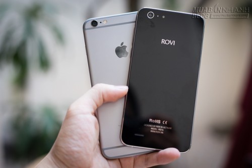 Rovi Hero X so dáng cùng iPhone 6 Plus