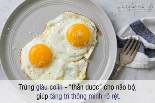 Thực phẩm sáng mắt, tăng trí thông minh cho mùa tựu trường